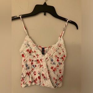 H&M Size 0 Flowered Camisole